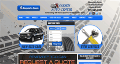 Desktop Screenshot of olesenautocenter.com